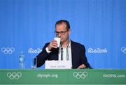 17 August 2016; Mark Adams, Director of Communications at IOC, during an IOC / Rio 2016 Daily Briefing at the Main Press Centre in Rio de Janeiro, Brazil. Photo by Stephen McCarthy/Sportsfile