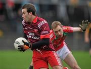 7 November 2010; Nicky Joyce, Killererin, in action against Cathal Hallinan, Ballintubber. AIB GAA Football Connacht Club Senior Championship Semi-Final, Killererin v Ballintubber, Tuam Stadium, Tuam, Co. Galway. Picture credit: David Maher / SPORTSFILE