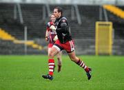 7 November 2010; Killererin goalkeeper Alan Keane runs back to his goal after scoring a point from a free kick during the game. AIB GAA Football Connacht Club Senior Championship Semi-Final, Killererin v Ballintubber, Tuam Stadium, Tuam, Co. Galway. Picture credit: David Maher / SPORTSFILE