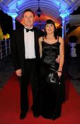 5 November 2010; Peter and Anne Fitzpatrick, in attendance at the 2010 Opel Gaelic Players Association Gala Awards for hurling and football. Citywest Hotel, Saggart, Co. Dublin. Picture credit: Alan Place / SPORTSFILE