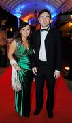 5 November 2010; Ciaran Hanratty and Laura McGuigan during the 2010 Opel Gaelic Players Association Gala Awards for hurling and football. Citywest Hotel, Saggart, Co. Dublin. Picture credit: Alan Place / SPORTSFILE