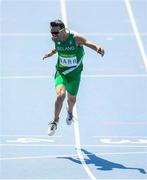 18 August 2016; Thomas Barr of Ireland crosses the line in the Men's 400m hurdles final to finish in 4th place with a new Irish record of 47.97 in the Olympic Stadium, Maracanã, during the 2016 Rio Summer Olympic Games in Rio de Janeiro, Brazil. Photo by Ramsey Cardy/Sportsfile