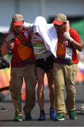 19 August 2016; Evan Dunfee of Canada after finishing 3rd in the Men's 50km Walk Final during the 2016 Rio Summer Olympic Games in Rio de Janeiro, Brazil. Photo by Stephen McCarthy/Sportsfile