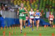 19 August 2016; Natalya Coyle of Ireland competing in the women's combined discipline of the Women's Modern Pentathlon at the Youth Arena in Deodora during the 2016 Rio Summer Olympic Games in Rio de Janeiro, Brazil. Photo by Ramsey Cardy/Sportsfile