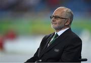 19 August 2016; Sir Philip Craven, President of the International Paralympic Committee, in the Olympic Stadium, Maracanã, during the 2016 Rio Summer Olympic Games in Rio de Janeiro, Brazil. Photo by Brendan Moran/Sportsfile