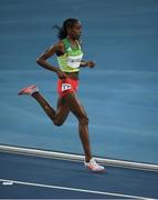 19 August 2016; Almaz Ayana of Ethiopia during the Women's 5000m final in the Olympic Stadium, Maracanã, during the 2016 Rio Summer Olympic Games in Rio de Janeiro, Brazil. Photo by Brendan Moran/Sportsfile