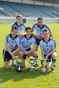 15 May 2010; Dublin and Kilmacud Crokes players, back, from left, Eoin Culligan and Craig Dias, with, front, from left, Mark Coughlan, Rory O'Carroll and Barry O'Rorke. Dublin U21 team, Parnell Park, Dublin. Picture credit: Brendan Moran / SPORTSFILE