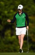 20 August 2016; Leona Maguire of Ireland on the 4th green during the final round of the women's golf at the Olympic Golf Course, Barra de Tijuca, during the 2016 Rio Summer Olympic Games in Rio de Janeiro, Brazil. Photo by Stephen McCarthy/Sportsfile