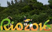 20 August 2016; Leona Maguire of Ireland on the 16th during the final round of the women's golf at the Olympic Golf Course, Barra de Tijuca, during the 2016 Rio Summer Olympic Games in Rio de Janeiro, Brazil. Photo by Stephen McCarthy/Sportsfile