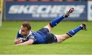 20 August 2016; Nick McCarthy of Leinster scores his team's third try of the match during a Pre-Season Friendly game between Leinster and Gloucester at Tallaght Stadium in Tallaght, Co Dublin. Photo by Seb Daly/Sportsfile