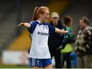 20 August 2016; Gráinne McNally of Monaghan celebrates after the TG4 Ladies Football All-Ireland Senior Championship Quarter-Final game between Monaghan and Kerry at St Brendan's Park in Birr, Co Offaly. Photo by Sam Barnes/Sportsfile