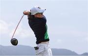 20 August 2016; Leona Maguire of Ireland on the 18th during the final round of the women's golf at the Olympic Golf Course, Barra de Tijuca, during the 2016 Rio Summer Olympic Games in Rio de Janeiro, Brazil. Photo by Stephen McCarthy/Sportsfile