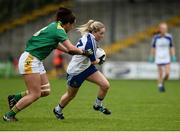 20 August 2016; Ciara McAnespie of Monaghan in action against Aislinn Desmond of Kerry during the TG4 Ladies Football All-Ireland Senior Championship Quarter-Final game between Monaghan and Kerry at St Brendan's Park in Birr, Co Offaly. Photo by Sam Barnes/Sportsfile
