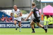 20 August 2016; Ruan Pienaar of Ulster on the attack against Exeter Chiefs during a pre-season friendly match at Sandy Park, Exeter. Photo by John Dickson/Sportsfile