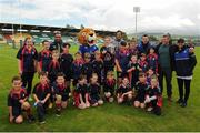 20 August 2016; Tallaght RFC players with Leinster players Isa Nacewa, Mike McCarthy, Cian Healy, Jack McGrath and new signing Jamison Gibson-Park the Pre-Season Friendly game between Leinster and Gloucester at Tallaght Stadium in Tallaght, Co Dublin. Photo by Seb Daly/Sportsfile