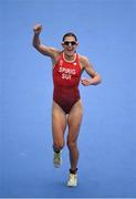 20 August 2016; Nicola Spirig of Switzerland on her way to finishing second in the Women's Triathlon at Fort Copacobana during the 2016 Rio Summer Olympic Games in Rio de Janeiro, Brazil. Photo by Ramsey Cardy/Sportsfile