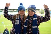 20 August 2016; Twin Leinster supporters Amy, left, and Ava Leonard, both age 10, from Castlebar, Co Mayo, at the Pre-Season Friendly game between Leinster and Gloucester at Tallaght Stadium in Tallaght, Co Dublin. Photo by Cody Glenn/Sportsfile