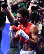 20 August 2016; Shakur Stevenson of USA leaves the ring after being defeat by Robeisy Ramirez of Cuba during their Bantamweight Final bout in the Riocentro Pavillion 6 Arena during the 2016 Rio Summer Olympic Games in Rio de Janeiro, Brazil. Photo by Stephen McCarthy/Sportsfile