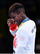 20 August 2016; Nicola Adams of Great Britain after winning goal during the Women's Flyweight Final bout in the Riocentro Pavillion 6 Arena during the 2016 Rio Summer Olympic Games in Rio de Janeiro, Brazil. Photo by Stephen McCarthy/Sportsfile