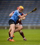 20 August 2016; Andrew Jamieson-Murphy of Dublin in action against Conor Whelan of Galway during the Bord Gáis Energy GAA Hurling U21 Championship Semi-Final game between Dublin v Galway at Semple Stadium in Thurles, Co Tipperary. Photo by Piaras Ó Mídheach/Sportsfile