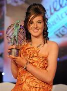 13 November 2010; Kirsty McGuinness, Antrim, who was presented with the Ulster Young Player of the Year award at the O'Neills TG4 Ladies Football All-Star Awards 2010, Citywest Hotel, Saggart, Co. Dublin. Picture credit: Brendan Moran / SPORTSFILE
