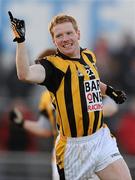 14 November 2010; Michael McNamee, Crossmaglen Rangers, celebrates after scoring his side's first goal. AIB GAA Football Ulster Club Senior Championship Semi-Final, Crossmaglen Rangers v Burren St Marys, Casement Park, Belfast, Co. Antrim. Photo by Sportsfile