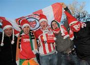 14 November 2010; Sligo Rovers supporters on their way to the match. FAI Ford Cup Final, Shamrock Rovers v Sligo Rovers, Aviva Stadium, Lansdowne Road, Dublin. Picture credit: Brian Lawless / SPORTSFILE