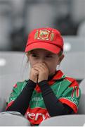 21 August 2016; A young Mayo suppoerter before the GAA Football All-Ireland Senior Championship Semi-Final game between Mayo and Tipperary at Croke Park in Dublin. Photo by Eóin Noonan/Sportsfile