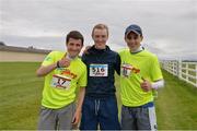 21 August 2016; Jockeys, from left, Shane Foley, Billy Lee and Ronan Whelan at The Jog For Jockeys in aid of Irish Injured Jockeys. Over 400 runners took part in the annual Jog For Jockeys 5km and 10km charity runs in aid of Irish Injured Jockeys at the Curragh Racecourse in Kildare today. Photo by Piaras Ó Mídheach/Sportsfile