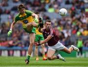 21 August 2016; Kieran Gallagher of Donegal in action against John Maher of Galway during the Electric Ireland GAA Football All-Ireland Minor Championship Semi-Final game between Donegal and Galway at Croke Park in Dublin. Photo by Ray McManus/Sportsfile