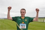 21 August 2016; Keith Donoghue, first jockey home in the 5km race, at The Jog For Jockeys in aid of Irish Injured Jockeys. Over 400 runners took part in the annual Jog For Jockeys 5km and 10km charity runs in aid of Irish Injured Jockeys at the Curragh Racecourse in Kildare today. Photo by Piaras Ó Mídheach/Sportsfile