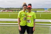 21 August 2016; Competitors and sisters Sarah Jane Cullen, left, and Joanne Cullen, from Roundwood, Wicklow, at The Jog For Jockeys in aid of Irish Injured Jockeys. Over 400 runners took part in the annual Jog For Jockeys 5km and 10km charity runs in aid of Irish Injured Jockeys at the Curragh Racecourse in Kildare today. Photo by Piaras Ó Mídheach/Sportsfile