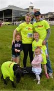 21 August 2016; Jockey Ruby Walsh with his wife Gillian and his children, from left, Isabelle, Elsa and Gemma at The Jog For Jockeys in aid of Irish Injured Jockeys. Over 400 runners took part in the annual Jog For Jockeys 5km and 10km charity runs in aid of Irish Injured Jockeys at the Curragh Racecourse in Kildare today. Photo by Piaras Ó Mídheach/Sportsfile