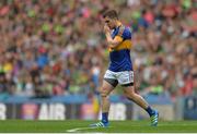 21 August 2016; A dejected Robbie Kiely of Tipperary leaves the pitch after being shown a black card by referee David Coldrick during the GAA Football All-Ireland Senior Championship Semi-Final game between Mayo and Tipperary at Croke Park in Dublin. Photo by Eóin Noonan/Sportsfile
