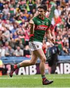 21 August 2016; Jason Doherty of Mayo celebrates after scoring his side's first goal during the GAA Football All-Ireland Senior Championship Semi-Final game between Mayo and Tipperary at Croke Park in Dublin Photo by David Maher/Sportsfile