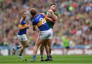 21 August 2016; Aidan O'Shea of Mayo in action against Colm O’Shaughnessy of Tipperary during the GAA Football All-Ireland Senior Championship Semi-Final game between Mayo and Tipperary at Croke Park in Dublin. Photo by Eóin Noonan/Sportsfile