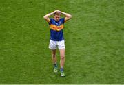 21 August 2016; Bill Maher of Tipperary leaves the field at half-time during the GAA Football All-Ireland Senior Championship Semi-Final game between Mayo and Tipperary at Croke Park in Dublin. Photo by Piaras Ó Mídheach/Sportsfile