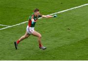 21 August 2016; Conor O'Shea of Mayo celebrates scoring his side's second goal during the GAA Football All-Ireland Senior Championship Semi-Final game between Mayo and Tipperary at Croke Park in Dublin. Photo by Piaras Ó Mídheach/Sportsfile