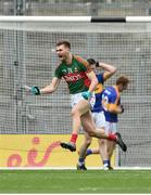 21 August 2016; Conor O'Shea of Mayo celebrates after scoring his side's second goal during the GAA Football All-Ireland Senior Championship Semi-Final game between Mayo and Tipperary at Croke Park in Dublin. Photo by David Maher/Sportsfile