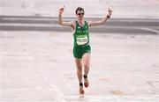 21 August 2016; Paul Pollock of Ireland finishes in 32nd place in the Men's Marathon at Sambódromo, Maracanã, during the 2016 Rio Summer Olympic Games in Rio de Janeiro, Brazil. Photo by Brendan Moran/Sportsfile