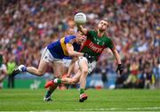 21 August 2016; Keith Higgins of Mayo in action against Alan Campbell of Tipperary during the GAA Football All-Ireland Senior Championship Semi-Final game between Tipperary and Mayo at Croke Park in Dublin. Photo by Ray McManus/Sportsfile