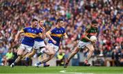 21 August 2016; Jason Doherty of Mayo in action against Alan Campbell, centre, and Jimmy Feehan of Tipperary during the GAA Football All-Ireland Senior Championship Semi-Final game between Tipperary and Mayo at Croke Park in Dublin. Photo by Ray McManus/Sportsfile