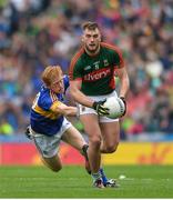 21 August 2016; Aidan O'Shea of Mayo in action against Josh Keane of Tipperary during the GAA Football All-Ireland Senior Championship Semi-Final game between Mayo and Tipperary at Croke Park in Dublin. Photo by Eóin Noonan/Sportsfile