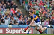 21 August 2016; Andy Moran of Mayo in action against Alan Campbell of Tipperary during the GAA Football All-Ireland Senior Championship Semi-Final game between Mayo and Tipperary at Croke Park in Dublin. Photo by Eóin Noonan/Sportsfile