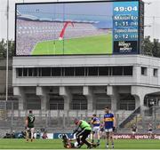 21 August 2016; The scoreboard indicates the ball did not go over for a point to Tipperary after referee David Coldrick had asked for confirmation of a score from the Hawk-Eye score detection system during the GAA Football All-Ireland Senior Championship Semi-Final game between Mayo and Tipperary at Croke Park in Dublin. Photo by David Maher/Sportsfile