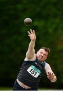 21 August 2016; Graham Deane of Crookstown Millview AC, Co Cork, competing in the 35-49  Mens Shot Put event during the GloHealth National Master Track & Field Championship 2016 at Tullamore Harriers Stadium in Tullamore, Co Offaly. Photo by Sam Barnes/Sportsfile