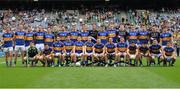 21 August 2016; The Tipperary panel before the GAA Football All-Ireland Senior Championship Semi-Final game between Mayo and Tipperary at Croke Park in Dublin. Photo by Eóin Noonan/Sportsfile