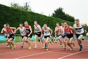 21 August 2016; A general view of the start of the Mens 5000m during the GloHealth National Master Track & Field Championship 2016 at Tullamore Harriers Stadium in Tullamore, Co Offaly. Photo by Sam Barnes/Sportsfile