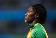 20 August 2016; Caster Semenya of South Africa after winning the Women's 800m final in the Olympic Stadium during the 2016 Rio Summer Olympic Games in Rio de Janeiro, Brazil. Photo by Ramsey Cardy/Sportsfile