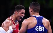 21 August 2016; Tony Yoka of France celebrates victory over Joe Joyce of Great Britain during their Men's Boxing Super Heavyweight Final bout at Riocentro Pavillion 6 Arena during the 2016 Rio Summer Olympic Games in Rio de Janeiro, Brazil. Photo by Stephen McCarthy/Sportsfile